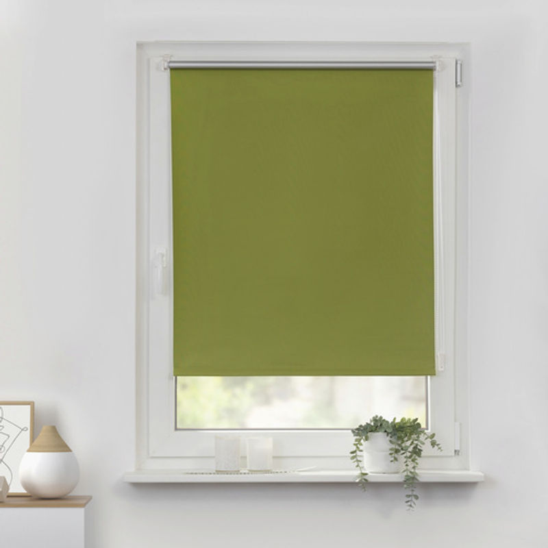 Lichtblick Thermo-Rollo Klemmfix mit Kettenzug, Grün, B: 60 cm, H: 220 cm - Bild 2