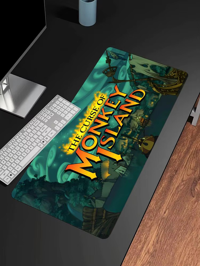 Monkey Island XXL-Gaming-Mauspad rutschfest, B/T: 90 x 40 cm, Multicolour - Bild 3