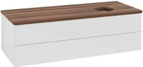 V&B Waschtischunterschrank Antao ohne Frontstruktur in Weiß, B/T/H: 120 x 50 x 36 cm - Bild 1