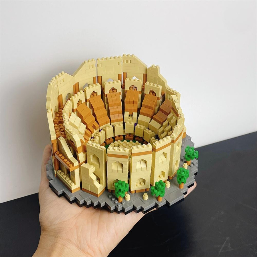 Linyi toy Kolosseum Römisch Gebäude - Bild 1