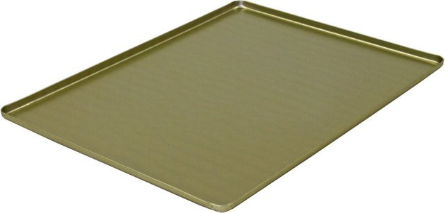 Schneider Ausstellblech Aluminium eloxiert in Gold/Beige, B: 30 cm, T: 40 cm, H: 1 cm - Bild 1