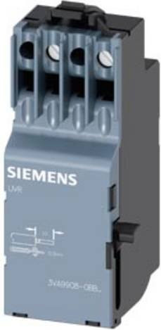 Siemens 3VA9908-0BB24 Auslöser in Grau, B/T/H: 2,57 x 2,88 x 6,51 cm - Bild 1