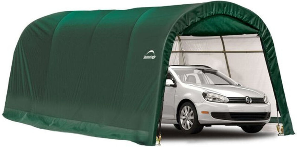 Shelter Logic Gartenhaus Garage-in-a-Box Foliengarage in Grün, B/H/T: 300 x 240 x 610 cm - Bild 2