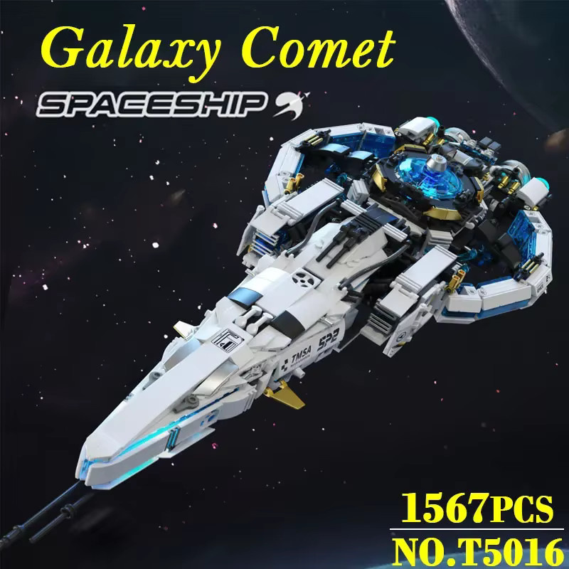 Galaxy Comet Weltraumforschung Serie: Lunar Explorer und Lunar Rover Star Cruiser Spielzeugset mit flexiblen Teilen - Bild 3