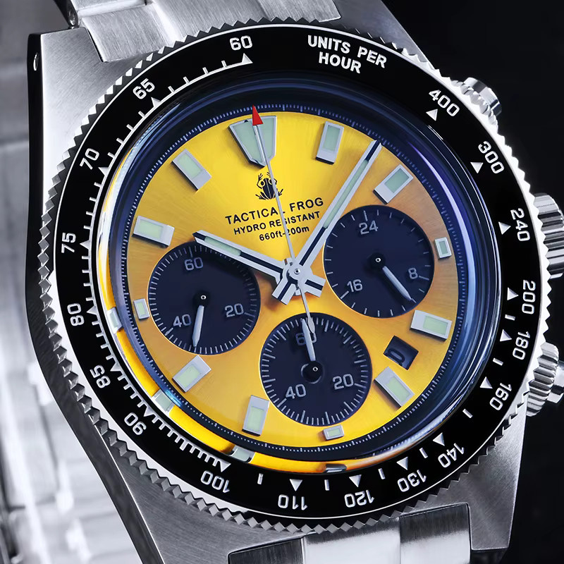 Tactical Frog Chronograph, Solar, Edelstahl, Saphirglas, Keramik, Herren - Bild 2