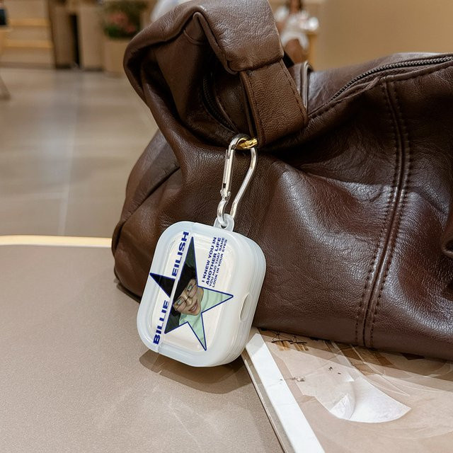 Transparente Silikon-Schutzhülle im Billie-Eilish-Stil für Apple AirPods 4, 3, Pro, 2 und 1 - Bild 1