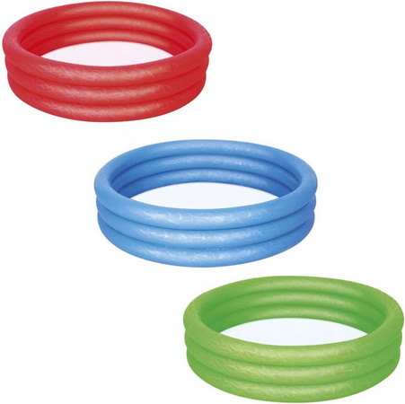 Bestway Classic aufblasbares Planschbecken für Kinder, rund, Multicolour, Durchmesser: 122 cm, Höhe: 25 cm