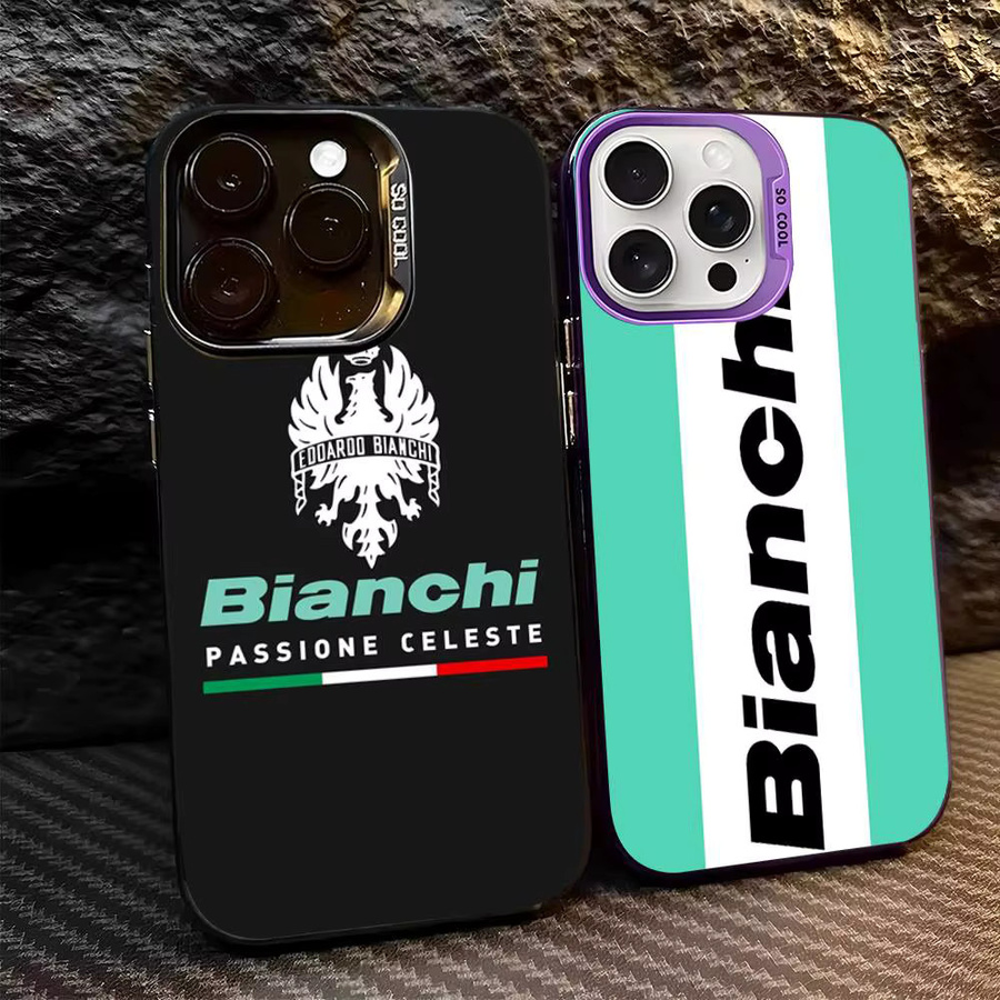 B-Bianchi Logo Handyhülle für iPhone 11 bis iPhone 17 Pro Max in Multicolor - Bild 2