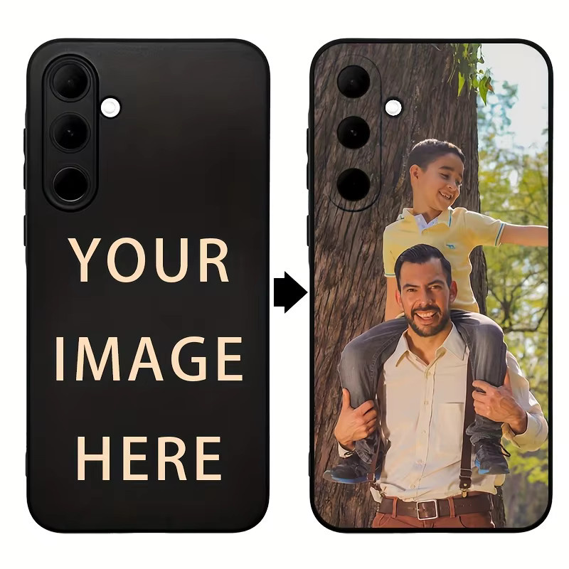 Individuelle Schutzhülle für Samsung Galaxy A-Serie (A02 bis A06, A10 bis A16) in Schwarz - Bild 4