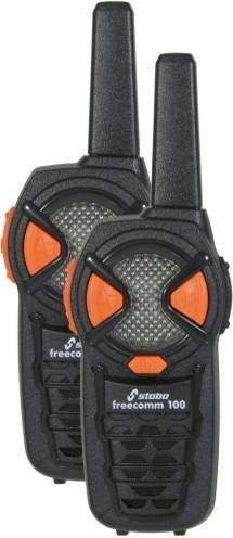 Stabo Freecomm 100 PMR Handfunkgerät 2er Set in Schwarz - Bild 1