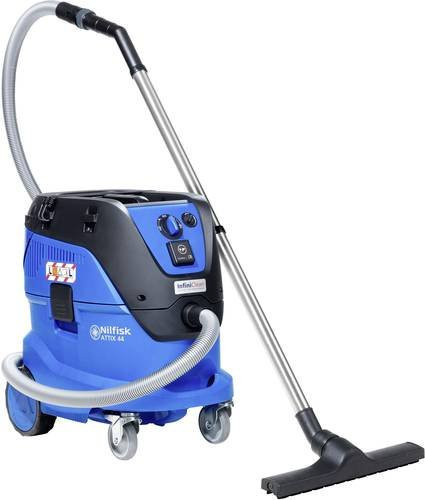 Nilfisk Attix 44-2L IC Nass-/Trockensauger in Blau mit 1400W Leistung, 42l Behältervolumen und automatischer Filterreinigung, Staubklasse L zertifiziert - Bild 1