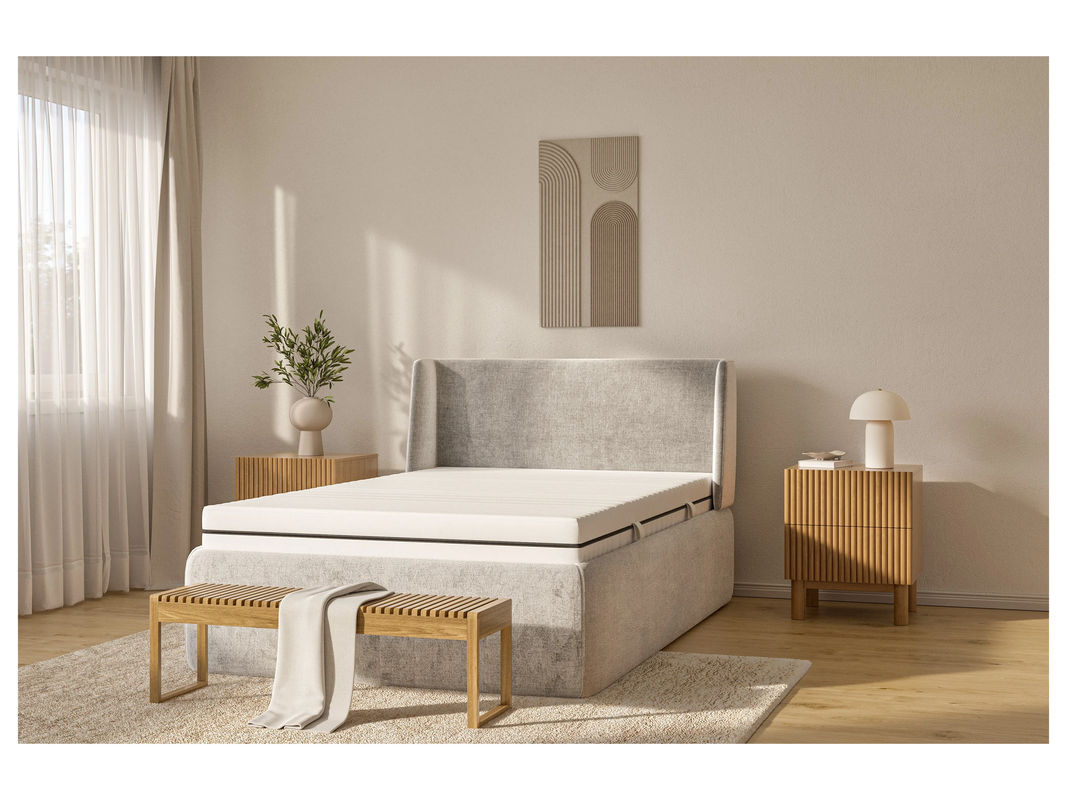 LIVARNO HOME Komfortschaummatratze Waves mit Wellenschnitt, H3, Farbe: Weiß, B: 140 cm, L: 200 cm - Bild 2