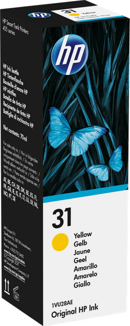 Original HP Tintenflasche 31 Gelb für Inkjet-Drucker - Bild 2