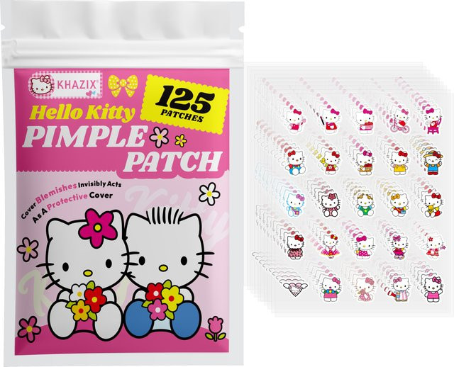 Sanrio Hello Kitty Akne-Pflaster, Hydrogel, 125 Stück - Bild 1
