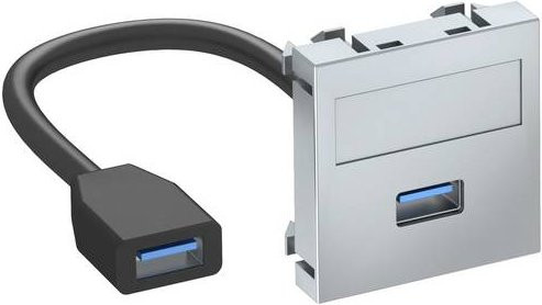 OBO Bettermann Abdeckung Multimediaträger in Silber aus Aluminium B/H/T: 45 x 45 x 0,9 cm - Bild 1