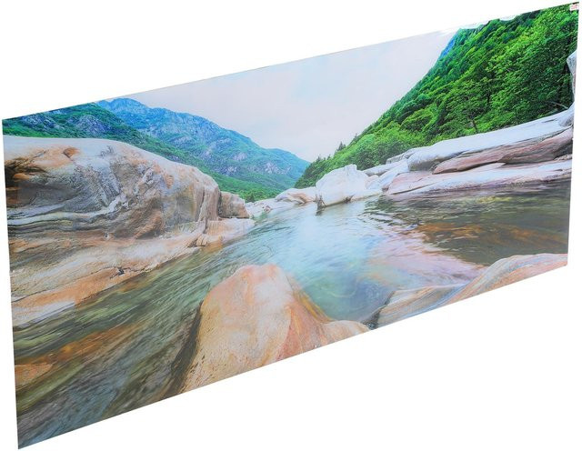 OutsideWorld Aquarium-Hintergrund Mountain Interval Rivers aus PVC, Breite: 122 cm, Höhe: 50 cm - Bild 1