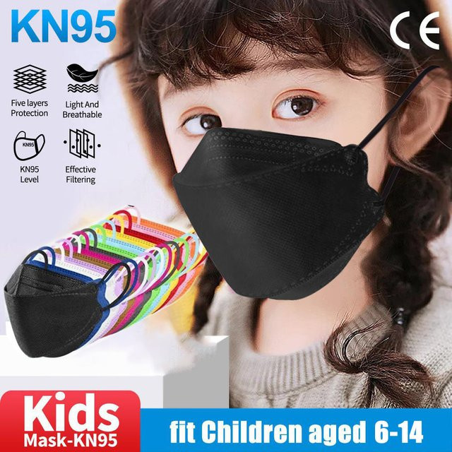 TTODAZ FFP2 Gesichtsmasken Kinder, 4-lagiger Filter - Bild 1