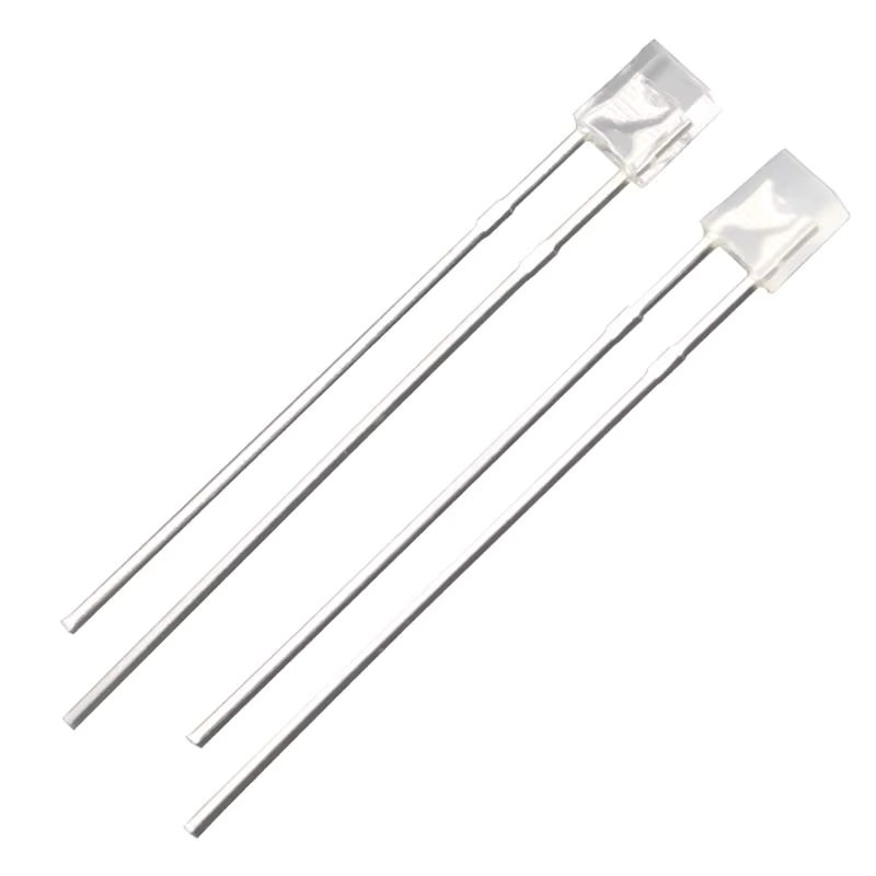 GOODLAYLED 1000 Stück RGB Dip-LED Set, 2-polig, zweifarbige quadratische LED in Rot, Blau und Grün, transparent/diffus, B/T/H: 2 x 3 x 4 mm - Bild 4
