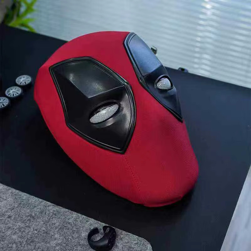 Beast Kingdom Deadpool Maske Faceshell Cosplay, Rot, Bunt / Mehrfarbig - Bild 4
