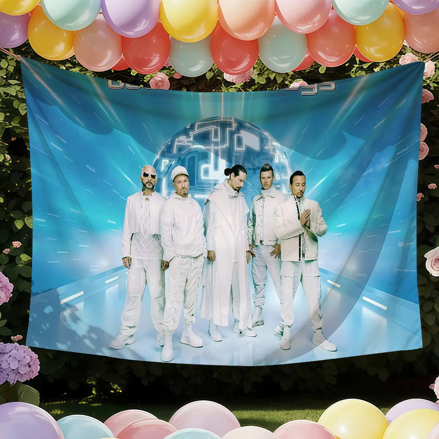 Backstreet Boys Flagge von Warner Bros. als Wandkunst und Banner für Party, Club, Outdoor oder Innenbereich, B/H: 60,0 x 40,0 cm - Bild 2