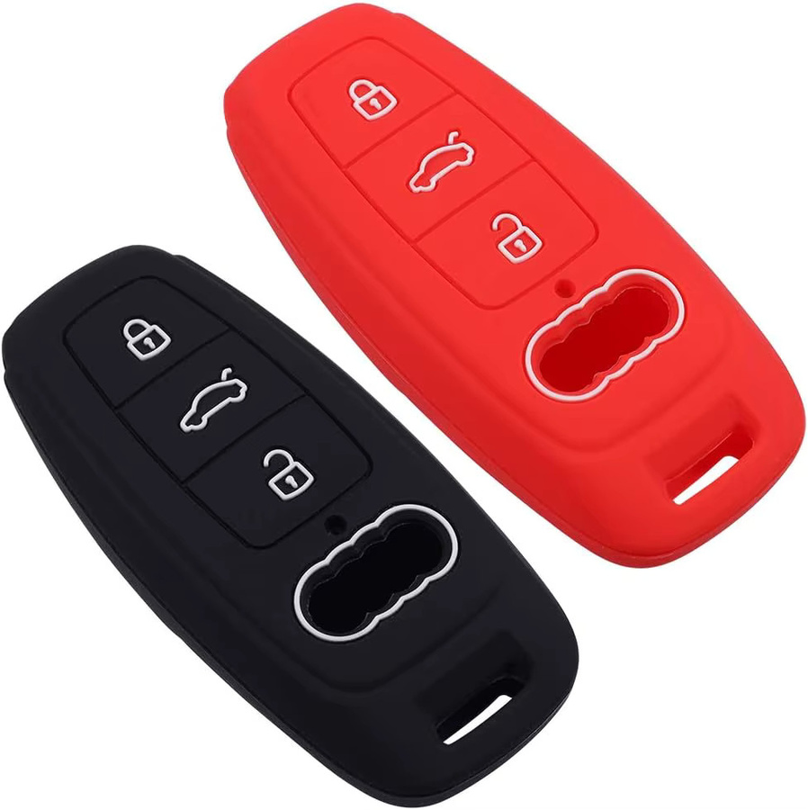 Lcyam Schlüsselfob-Hülle für Audi Q4 Q7 A6 E-Tron A6L A8L A6 A7 Q8 als Autoschlüsselanhänger und Schlüsselhalter Zubehör - Bild 2