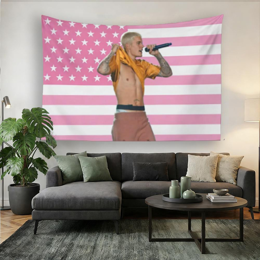 JMG Household Supplies Wandteppich mit amerikanischer Flagge für Fanräume und Partys, Breite: 60 cm, Höhe: 40 cm - Bild 3