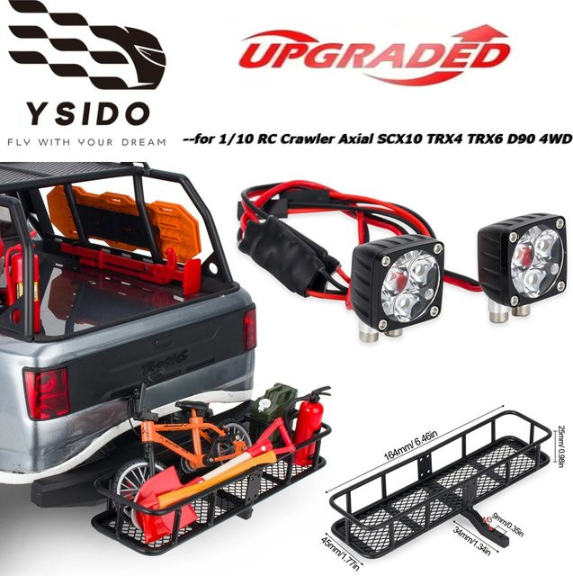 YSIDO RC Auto Beleuchtung Kit, Flexible LED Licht Bar, 1:10, Zubehör - Bild 1