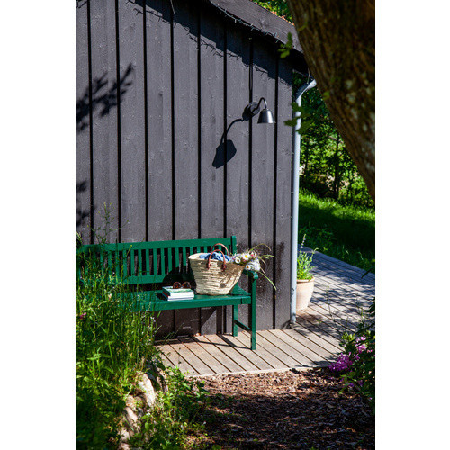 Cinas Gartenbank Brighton 3er aus Holz in Mahogany Grün B: 150 cm, H: 89 cm, T: 59 cm - Bild 2