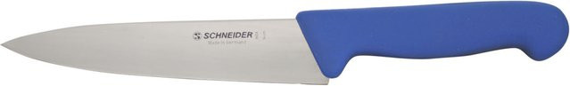 Schneider Kochmesser mit Schutzhülle aus Edelstahl in Blau, Klingenlänge: 16 cm - Bild 1