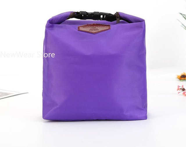 Thermoisolierte Lunchtasche aus Oxford-Stoff in Lila von Yiran Furniture - Bild 1