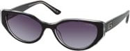 Guess GU 7910 Sonnenbrille Cat Eye, Vollrand, Kunststoff, Damen, schwarz grau - Bild 1