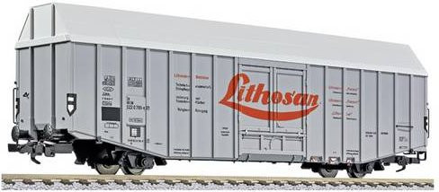 Liliput Großräumiger Güterwagen Hbks, DB, Lithosan, Ep.IV, 1:87