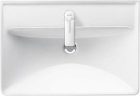 Duravit Waschtisch D-Neo in Weiß mit Überlauf und Hahnloch, B/T: 65 x 44 cm - Bild 1