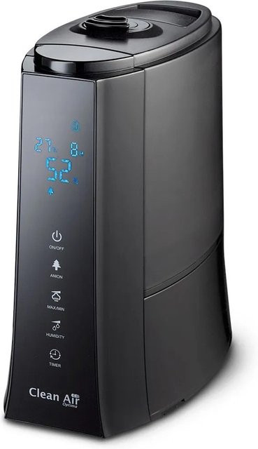 Clean Air Optima CA603 Luftbefeuchter mit Ionisator und Ultraschall-Technologie in Schwarz mit einer Befeuchtungsleistung von max. 400 ml/h für Räume bis 45 m² - Bild 1