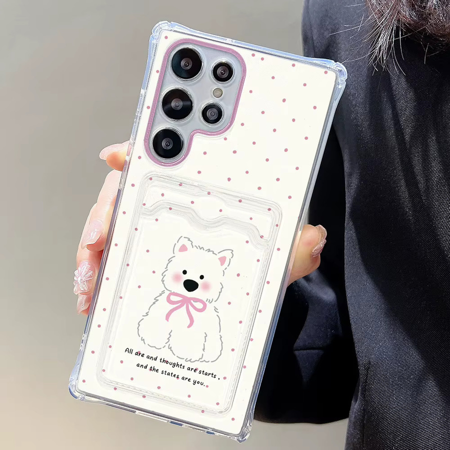 Kartenhalter Handyhülle aus weichem TPU für Samsung Galaxy A56 5G, A55, A54, A36, A35, A53, A52, A26, A25, A22, A17, A16, A15, A14, A13, A07, A06, A05s - Bild 3