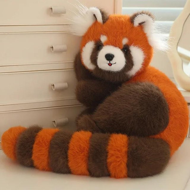 Yiran Health & Beauty Waschbär Plüschtier, Roter Panda, 100cm - Bild 1