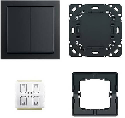 Busch-Jaeger Scene Controller 2CKA006730A0155 Schwarz Casambi Bluetooth Dimmbar Wandmontage Quadratisch - Bild 1