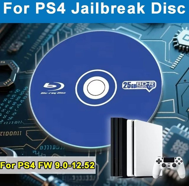 All-in-One Jailbreak Disc für PS4 zur Installation von Homebrew und Backup-Spielen für die Firmware 9.0 bis 12.52 - Bild 1