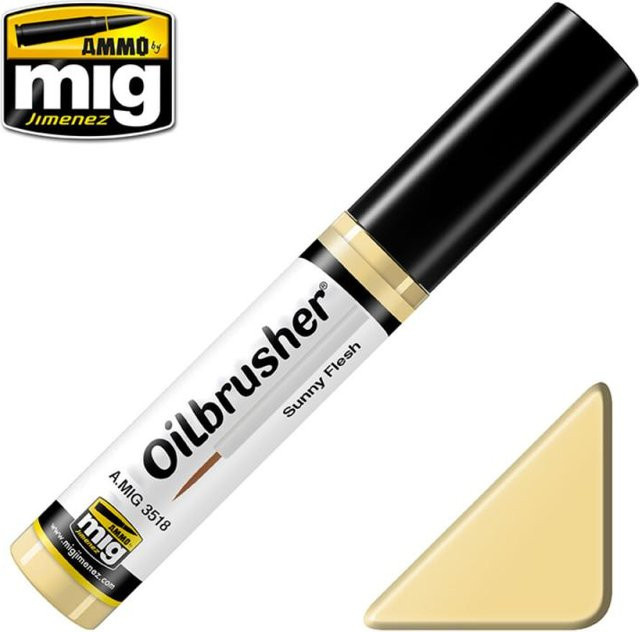 AMMO by MIG Oilbrusher Sunny Flesh, Gelb - Bild 1