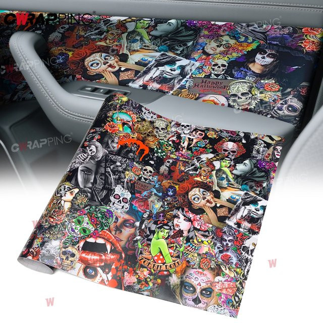 Multicolour Graffiti Vinylfolie für Fahrzeuge und Aufkleber zur Dekoration - Bild 1