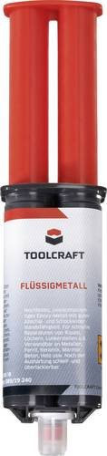 TOOLCRAFT Flüssigmetall Zwei-Komponentenkleber TC-EPFL24G Epoxy 33 g - Bild 1