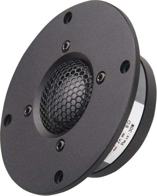 HIFIDIY LIVE 2er-Set P1-25 Hochtöner-Lautsprechereinheiten mit Beryllium-Membran, 8 Ohm, 30 W, Neodym-Magnet und Aluminium-Panel, Schwarz - Bild 1