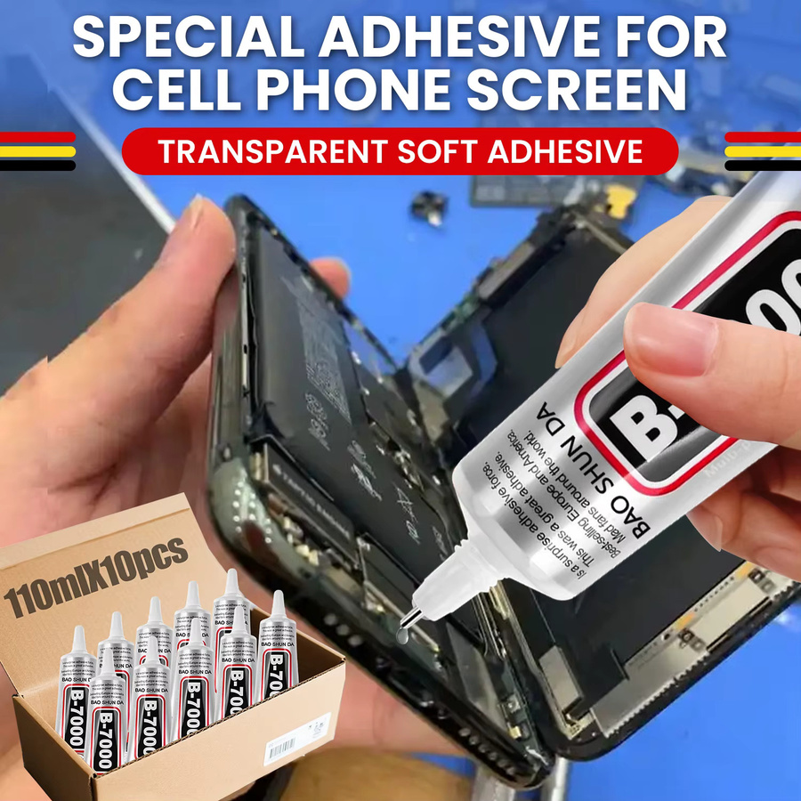 LOOLIFL B-7000 Multifunktionaler Handykleber und Reparaturkleber-Set für elektronische Bildschirme - Bild 4