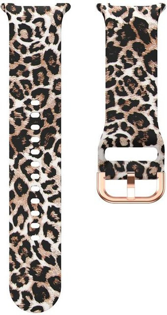 Agood Uhrenarmband Silikon, Weiß/Braun, Unisex - Bild 1