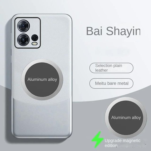 Luxuriöse PU-Leder Hülle mit magnetischem Schutz für Motorola Moto edge 30 Ultra und Moto edge 30 Fusion in Grau - Bild 1