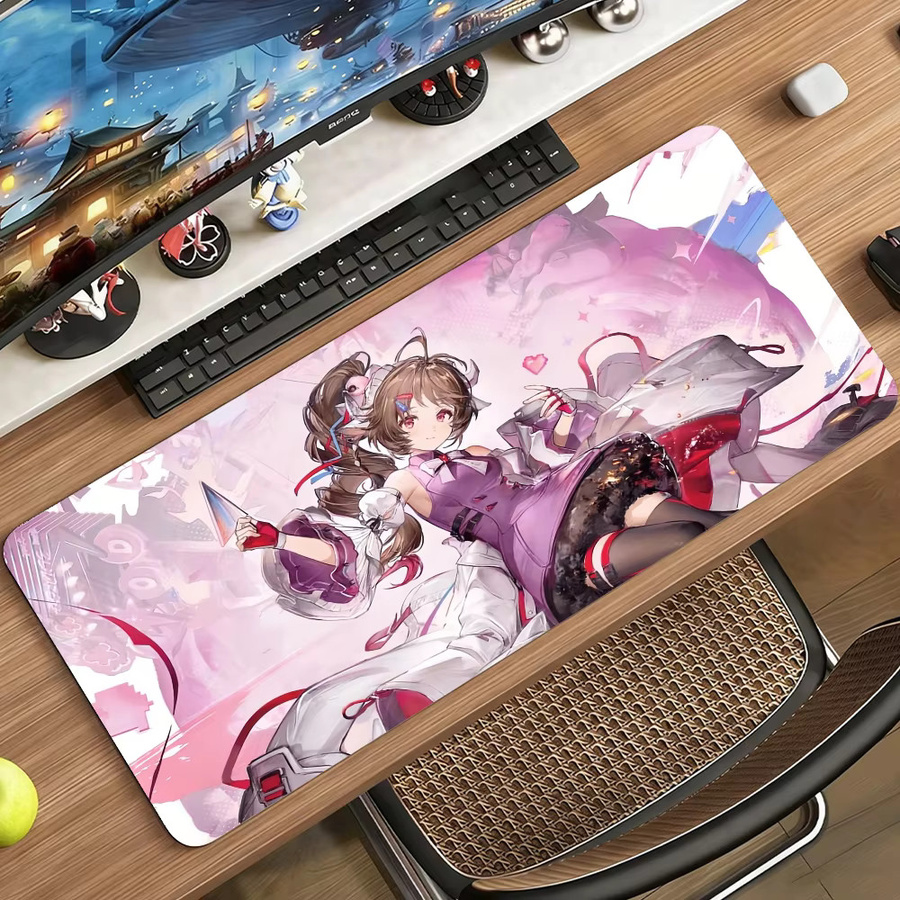 Arknights Endfield Ardelia Mauspad Multicolor rutschfeste Gamer-Schreibtischunterlage für Laptop und Büro - Bild 5