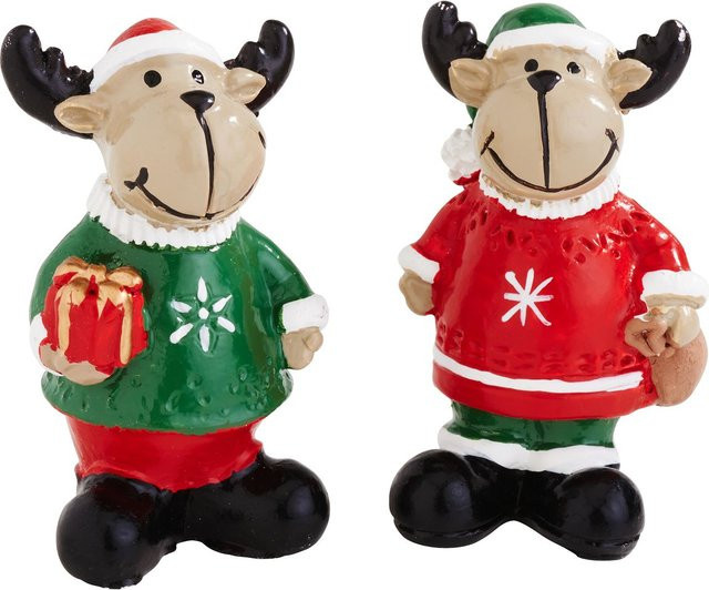 VBS Rentiere Weihnachtsdekoration Mehrfarbig - Bild 1