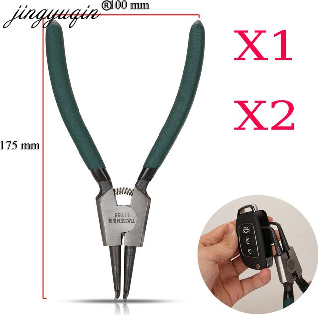 Jingyuqin Spezialzange für Auto-Fernbedienungsschlüssel und Keyless-Systeme zur Demontage von Sicherungsringen und Snap Rings - Bild 1