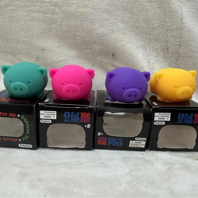 Ausgrabungs-Schwein Fidget Spielzeug, Squishy Sensorisches Knetspielzeug - Bild 1