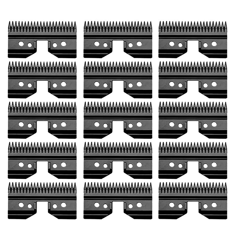 Kemei Metall-Ersatzklingen für Wahl, Andis und Oster Hundeschermaschinen, abnehmbare Edelstahlklingen für A5 Grooming Schnellschneidemaschinen, Silber und Schwarz - Bild 3
